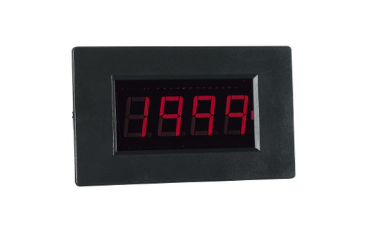 LED Voltmeter-Einbaumodul PeakTech ''LDP-235'', LCD-Anzeige, Hintergrundbeleuchtung, Rot