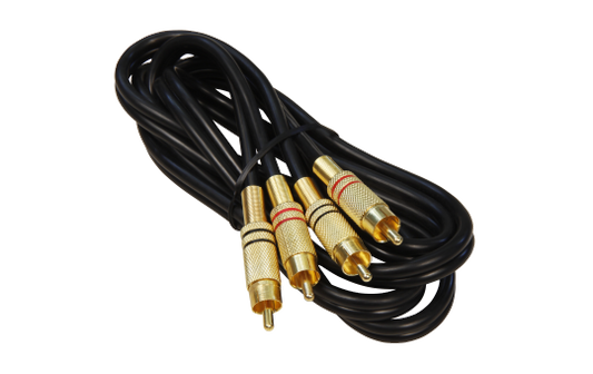High-End Cinch-Kabel ''RCA-Gold'' 1,5 m