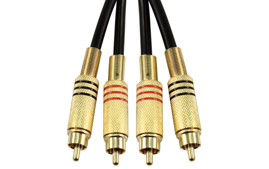 High-End Cinch-Kabel ''RCA-Gold'' 1,5 m
