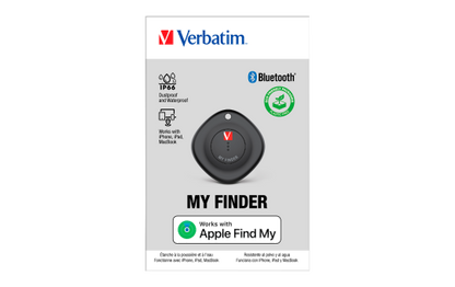 Bluetooth-Tracker Verbatim ''My Finder'' für Apple ''Wo ist?'', Keyring, 1 Stk.