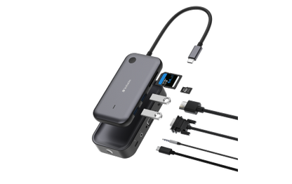 Wireless-Adapter Verbatim ''Share My Screen'', USB-C, HDMI, Full HD, 2xUSB3.2-A