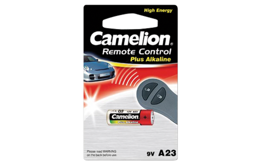 Batterie CAMELION A23, 12V, 28x10mm, Alkaline, 1er-Blister