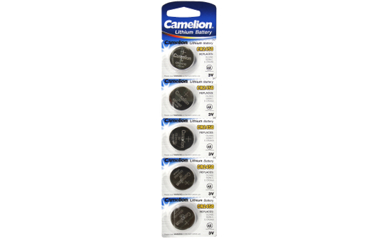 Knopfzelle CAMELION, CR2450 3,0V, Lithium, 5er-Blister