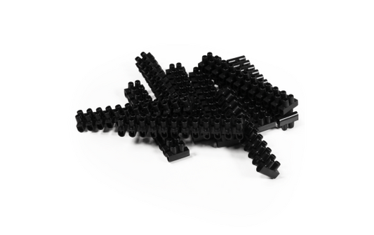 Lüsterklemme McPower, 12 Klemmen, 2,5mm², 3A, schwarz, 10er-Pack