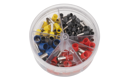 Aderendhülsen-Sortiment McPower, isoliert, 4-16mm², 100 Stück