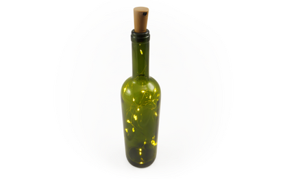 LED-Lichterkette McShine ''Bottle'' 20 LEDs, ca. 2m, Batteriebetrieb