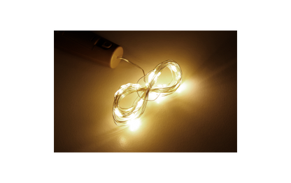LED-Lichterkette McShine ''Bottle'' 20 LEDs, ca. 2m, Batteriebetrieb