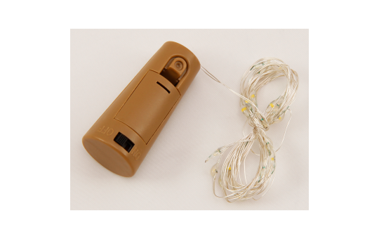 LED-Lichterkette McShine ''Bottle'' 20 LEDs, ca. 2m, Batteriebetrieb