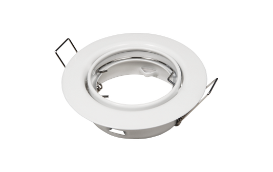 Einbaurahmen McShine ''ER-87'' weiß, Ø87mm, schwenkbar