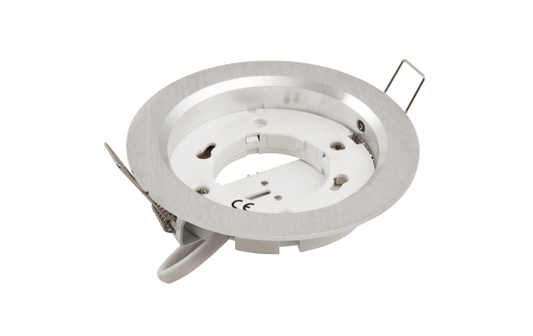 Einbaurahmen McShine ''DL-304'' rund, Ø108mm, GX53, Eisen gebürstet