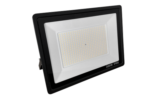LED-Außenstrahler McShine ''Slim'' 300W, 25500 Lumen, IP66, 3000K, warmweiß