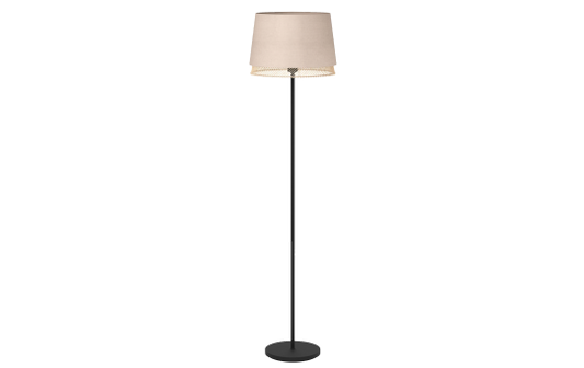 Stehleuchte EGLO ''Tabley'', E27, Stahl, natur/braun, 153cm