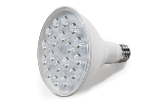 LED-Strahler McShine, E27, PAR38, 15W, 1.200 lm, 45°, 3000K, warmweiß