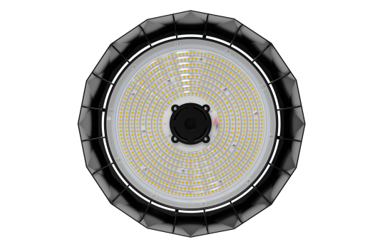 LED-Hallenstrahler EINLICHT ''UFO-Diamond'' 200W, 26.000lm, 4000K, IP65, IK08, 90°