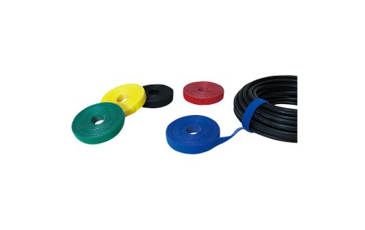 Kabelbinder aus Klettband, 4m, blau