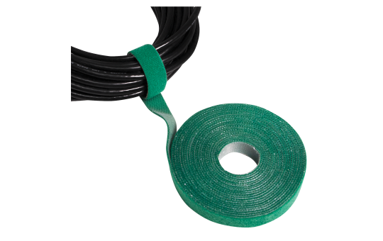 Kabelbinder aus Klettband, 4m, blau