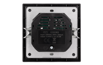 Schutzkontakt-Steckdose McPower ''Shallow'' 2x USB-A - 5V/2,1A