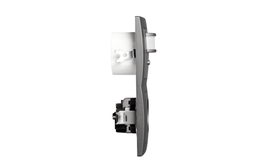 Schalter und Steckdosen Set McPower Flair ''PIR'' anthrazit, 3-teilig