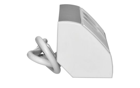 Steckdosenblock Aufbau, silber-weiß, 2-fach, 2x USB (Typ A+C), 3680W