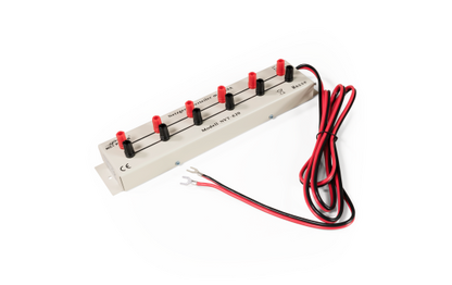 Netzgerät-Verteilerleiste McPower ''NVT-620'', 1x ein, 6 Ausgänge, 20 A max., DC