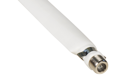 Fensterdurchführung für Sat-Kabel mit 2 F-Anschlüssen, flexibel, 20cm, weiß