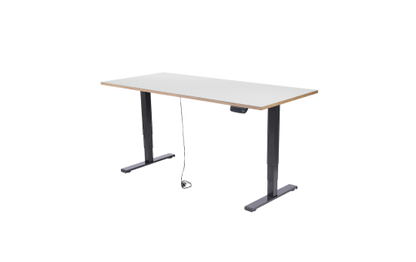 Schreibtisch imstande, Gestell business-b + Platte 140x60cm Pebble