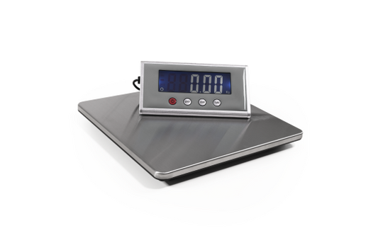 Paketwaage McPower ''PW-200'' 200g - 200kg, 27x27cm Edelstahl-Platte