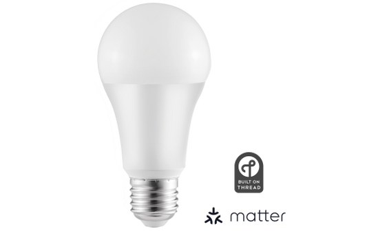 LED-Glühbirne ITIUS, E27, 10W, 900lm, RGB + CCT, matter über Thread