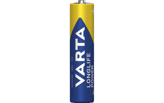 Micro-Batterie VARTA ''Longlife Power'' Alkaline, Typ AAA, LR03, 1,5V, 40er Pack