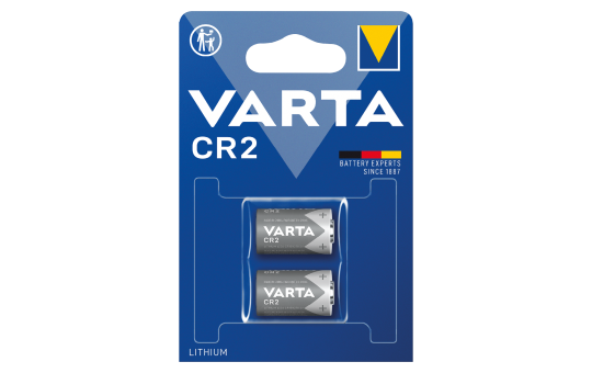 Batterie Lithium, VARTA, CR2, 3V, Photo, Retail Blister (2-Pack)