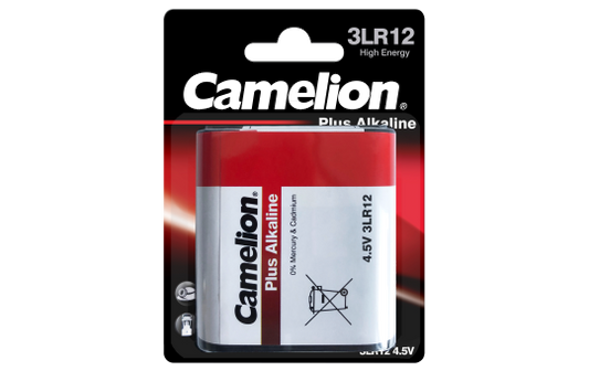 Flachbatterie CAMELION Plus Alkaline 4,5 V, Typ 3LR12