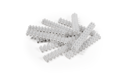 Lüsterklemme McPower, 12 Klemmen, 4,5mm², 5A, transparent, 10er-Pack