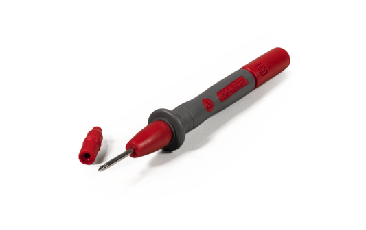 Präzisions-Prüfspitze McPower ''PS 25'', mit 4mm-Sicherheitskupplung, rot