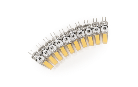 LED-Stiftsockellampe McShine ''Silicia COB'', G4, 1,5W, 200lm, warmweiß, 10er-Pack