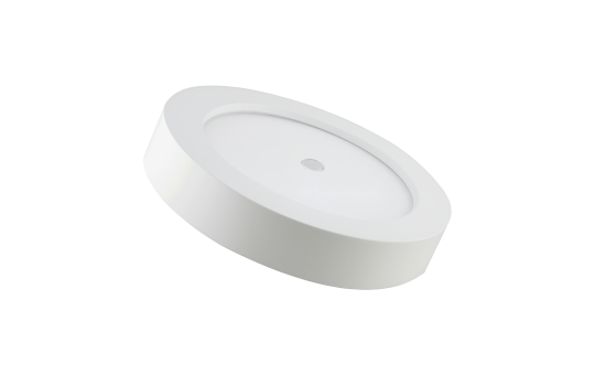 LED Deckenleuchte, 1.600lm, 3000K, 24W, warmweiß, IP44, 280x53mm, Bewegungsmelder