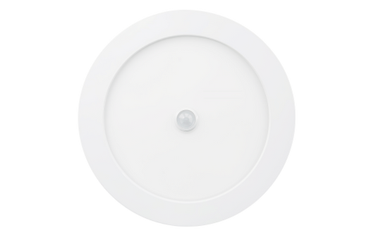 LED Deckenleuchte, 1.600lm, 3000K, 24W, warmweiß, IP44, 280x53mm, Bewegungsmelder