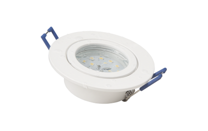 LED-Einbauleuchte McShine ''Flatty'' Ø83mm, 5W, 400lm, warmweiß, IP44