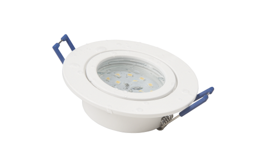 LED-Einbauleuchte McShine ''Flatty'' Ø83mm, 5W, 400lm, warmweiß, IP44