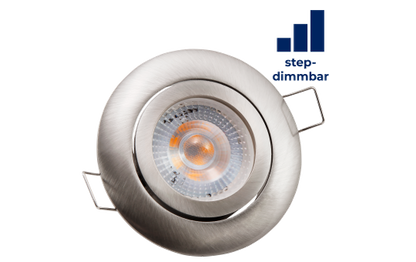 LED-Einbauleuchte McShine ''Eco-50'' 5W, 400lm, 4000K, step-dimmbar