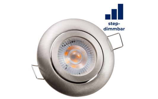 LED-Einbauleuchte McShine ''Eco-50'' 5W, 400lm, 4000K, step-dimmbar