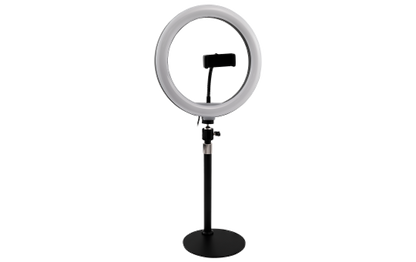 LED Ringleuchte für Smartphone,  Ø20 cm, 3 Lichtfarben,