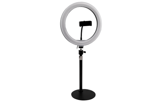 LED Ringleuchte für Smartphone,  Ø20 cm, 3 Lichtfarben,