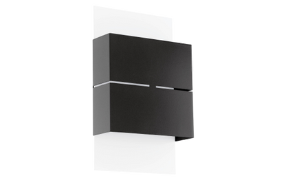 Wandleuchte EGLO ''Kibea'', LED,Stahl, weiß/anthrazit, 3000K, 2x2,5W, 26x15cm