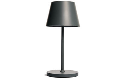 LED-Tischleuchte ROLF KERN „Club Mini“ 25cm, Basaltgrau, Akku, dimmbar