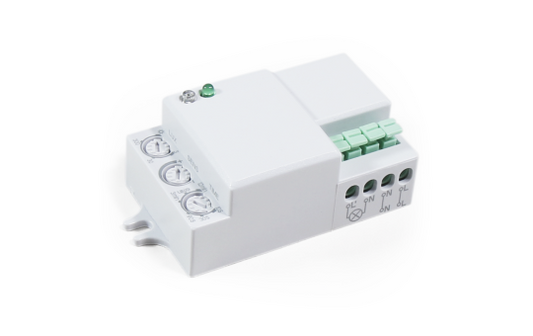 HF / Mikrowellen-Bewegungsmelder McShine ''LX-701C'', 360°, 230V / 1.200W, weiß, LED geeignet