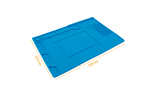 Silikon-Lötmatte McPower ''LM-15'' 39x27cm, Hitzebeständig, Antistatisch
