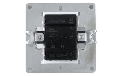Jalousie-Taster McPower ''Shallow'' 250V~/10A, UP, Steckanschluss, weiß