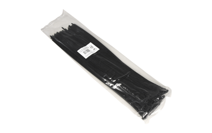 Kabelbinder McPower, schwarz, 370x3,6mm, 100er-Pack, UV beständig