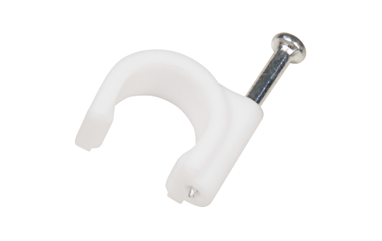 Kabelschelle McPower, 10mm, 100er-Pack, weiß