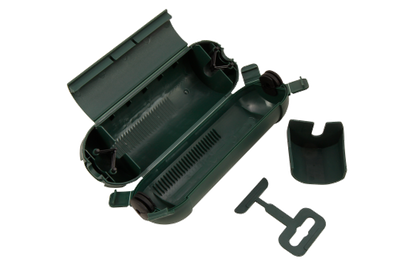 Sicherheits-Schutzbox McPower für Kabel, IP44, grün